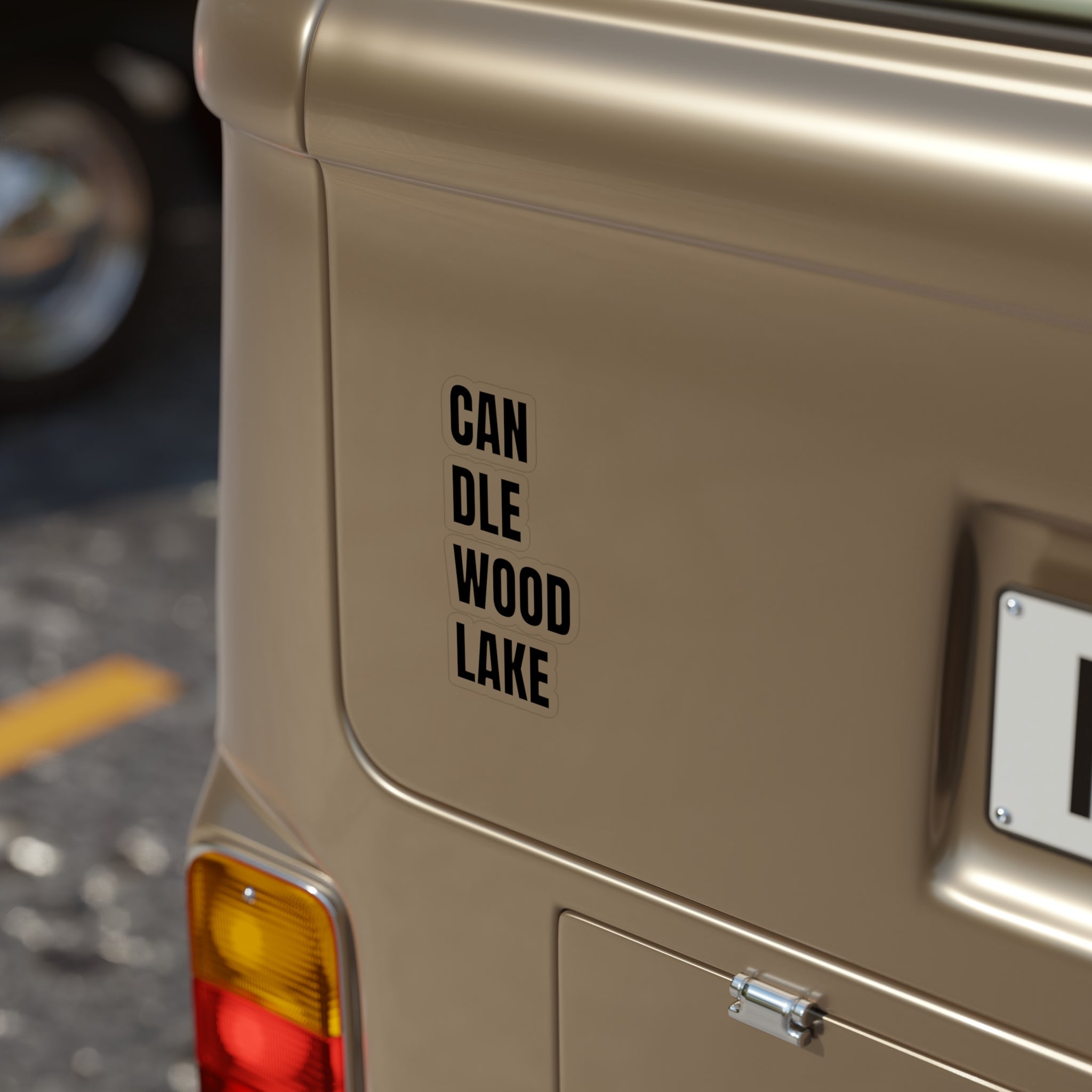 Outdoor Sticker -Candlewood Lake - Waterproof Vinyl Decal
