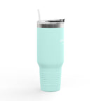 Travel Mug -40oz Insulated Cup- "East Coast" In White Writing
