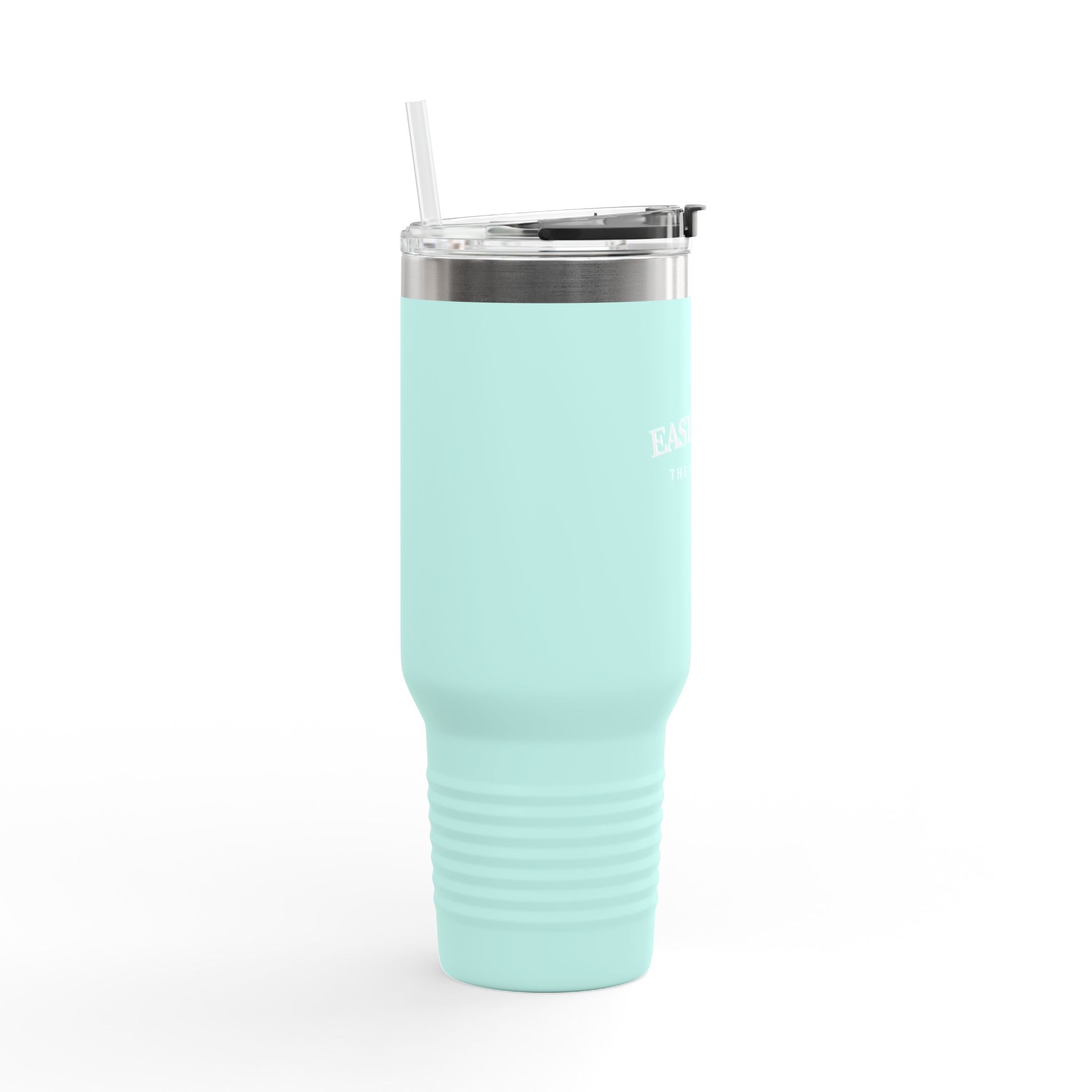 Travel Mug -40oz Insulated Cup- "East Coast" In White Writing