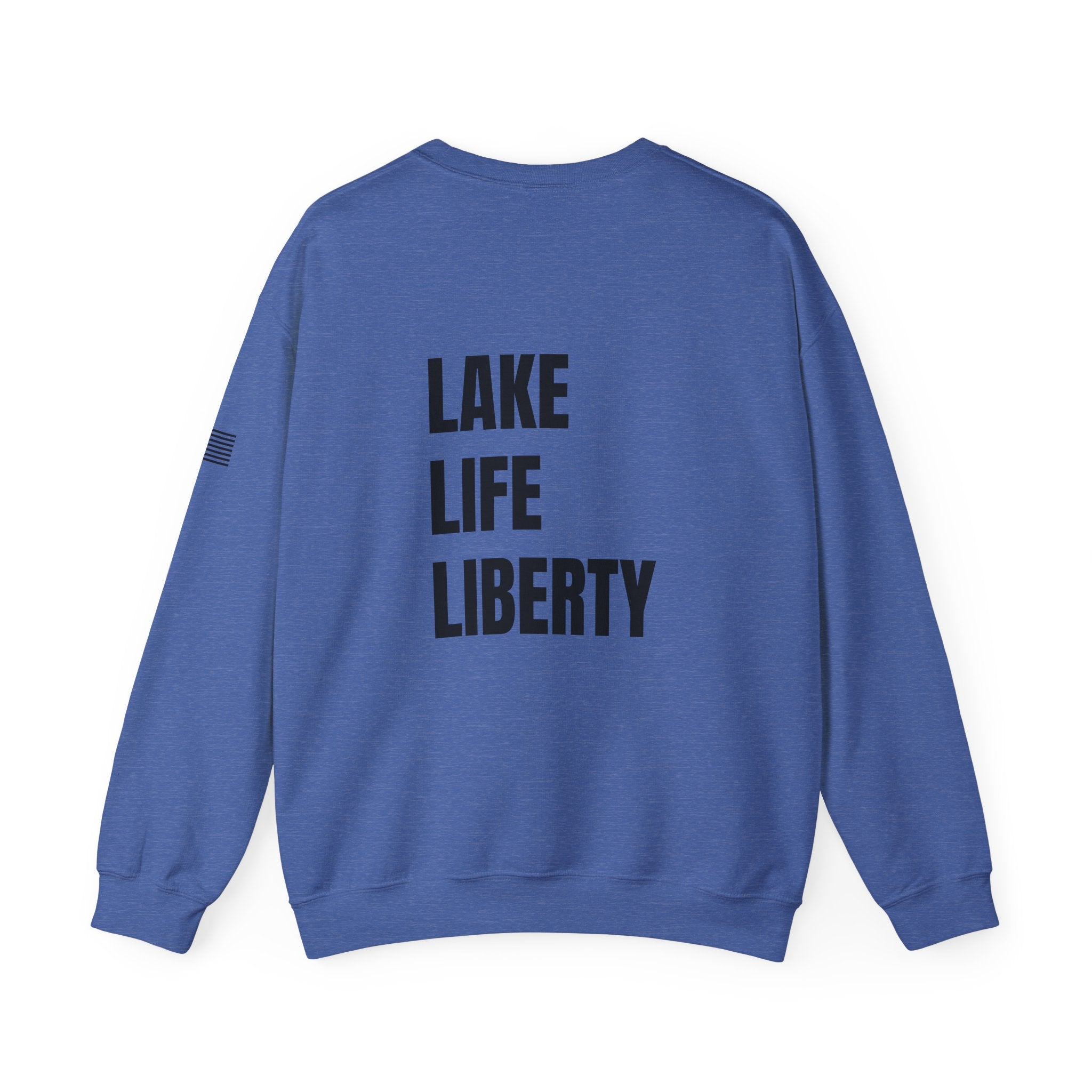 Lake Life Liberty, 'Merica Crewneck Sweatshirt