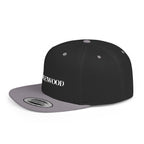 Embroidered Snackback Cap-"Candlewood"- In White Writing-Casual Hat, Outdoor Apparel, Summer Fashion, Gift for Him/Her, Festival Accessory