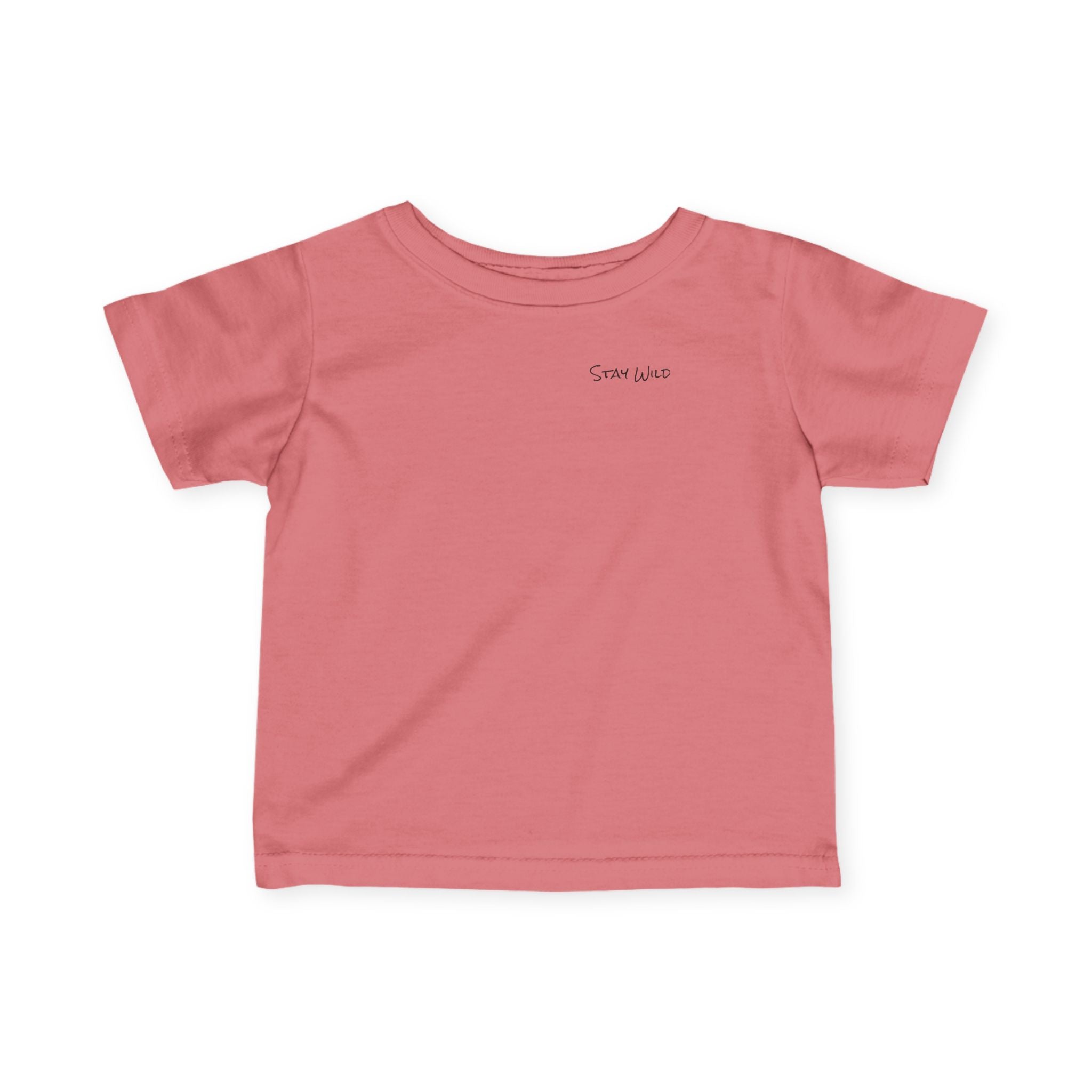 Infant (6M-24M)- "Stay Wild" (Front) "Walk. Run. Wakeboard." (Back)- In Black Writing
