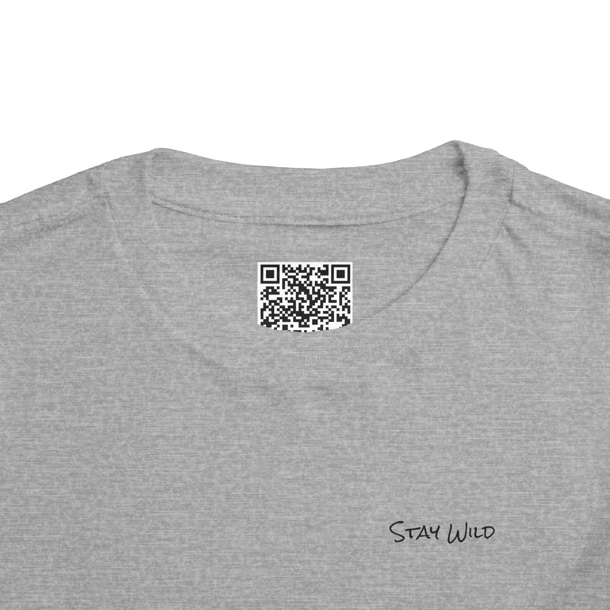 Toddler (2T-5T)- "Stay Wild" (Front) "Walk. Run. Wakeboard." (Back) -Short Sleeve Tee