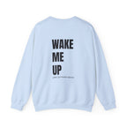 Adult- Teacher Crew Neck " Do Not Disturb" (Front)  "Wake Me Up- When September Begins" (Back) -Crewneck Sweatshirt, Cozy Fall Apparel, Unisex Gift, Casual Style, September Vibes, Seasonal Fashion