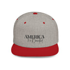 Embroidered Snackback Cap-"America The Beautiful"- Casual Hat, Outdoor Apparel, Summer Fashion, Gift for Him/Her, Festival Accessory