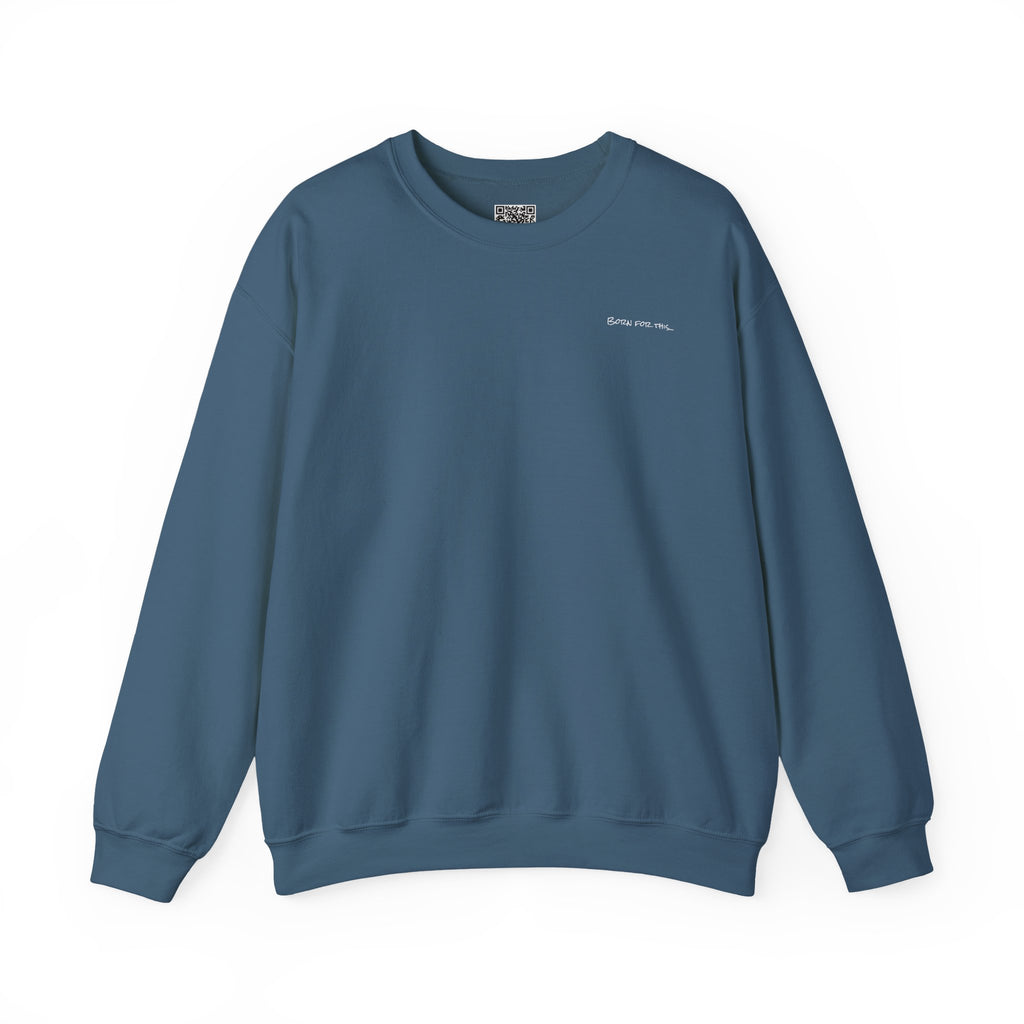 Adult- "Born for this"- (Front)  "In My Lake Era" (Back)- White Writing- Unisex Crewneck Sweatshirt