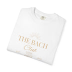 Matching "The Bach Club-Last Splash- Candlewood Lake" -In Beige Writing- Choose a Color Shirt- Perfect for Bachelorette and Wedding Parties- Unisex Vacation Top, Sailor Humor Apparel