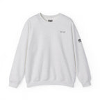Adult- "Salty AF..." (Front) "White Sands Beach -Old Lyme, CT" (Back) With Flag on Sleeve- Unisex Crewneck