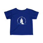 Infant (6M-24M)- Saybrook Manor Association Logo On Front  "MILK. NAP. SAYBROOK. REPEAT." (Back) in White Writing