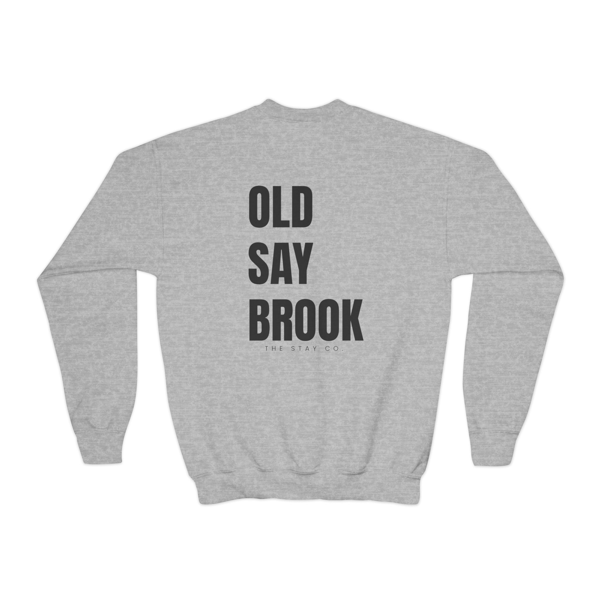 Youth-(XS-XL) Old Saybrook Crewneck Sweatshirt With Association Logo On Front