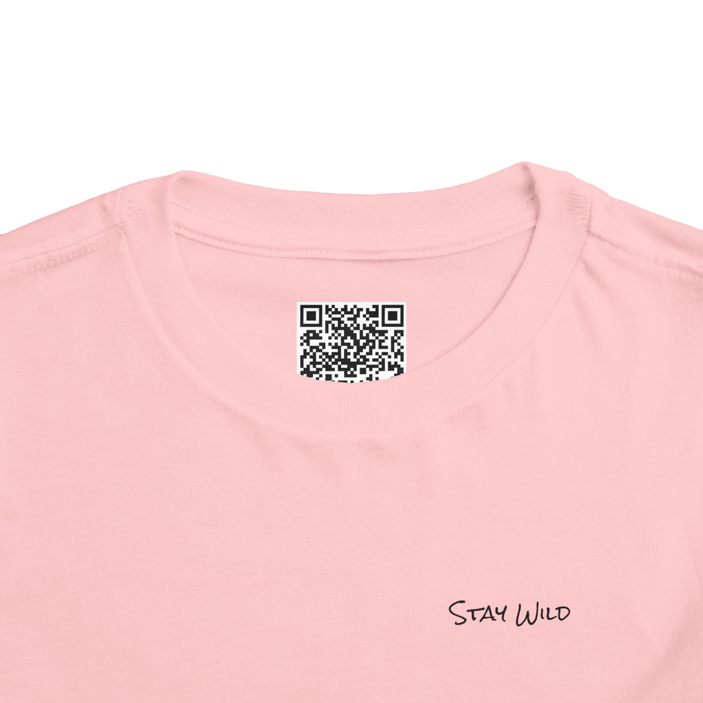 Toddler (2T-5T)- "Stay Wild" (Front) "Walk. Run. Wakeboard." (Back) -Short Sleeve Tee