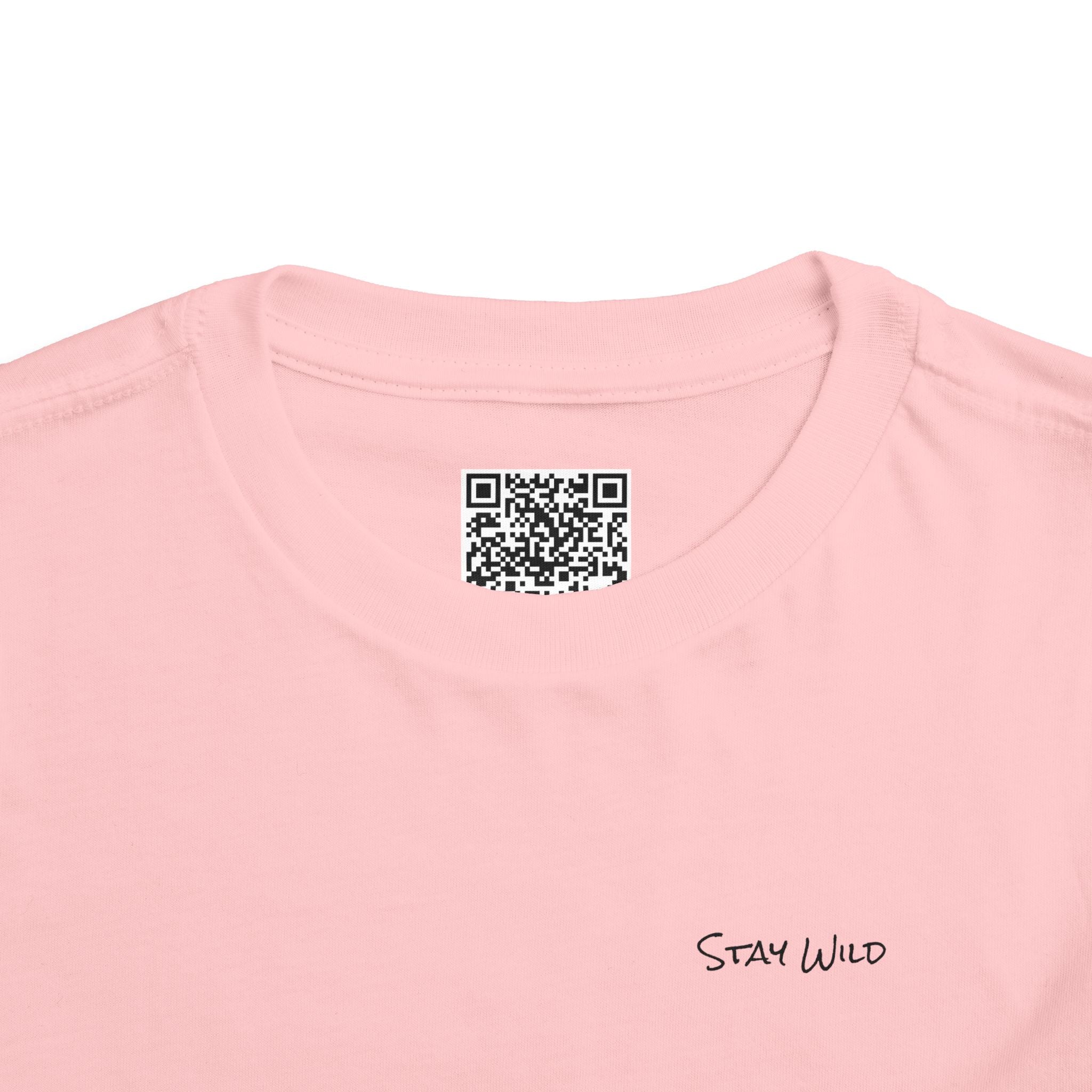 Toddler (2T-5T)- "Stay Wild" (Front) "Walk. Run. Wakeboard." (Back) -Short Sleeve Tee