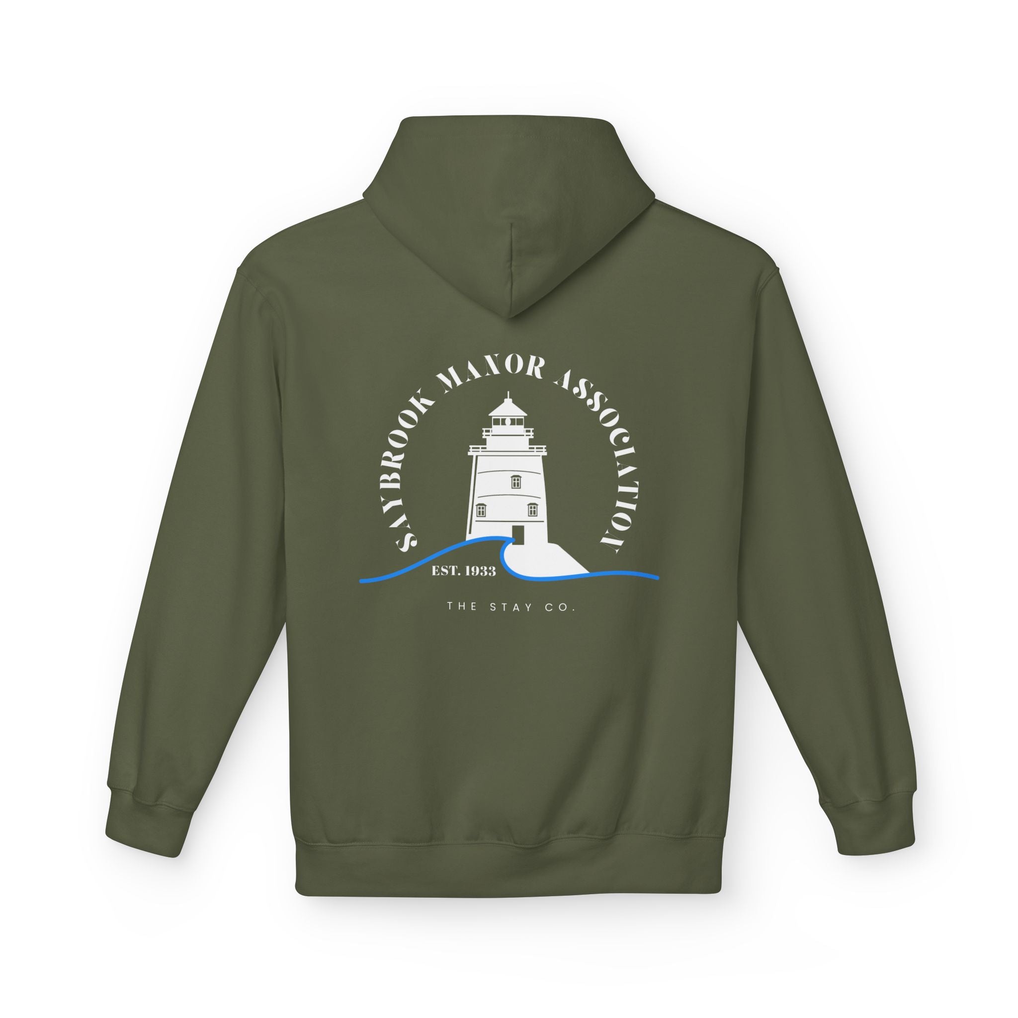 Saybrook Manor Association Hoodie (white)