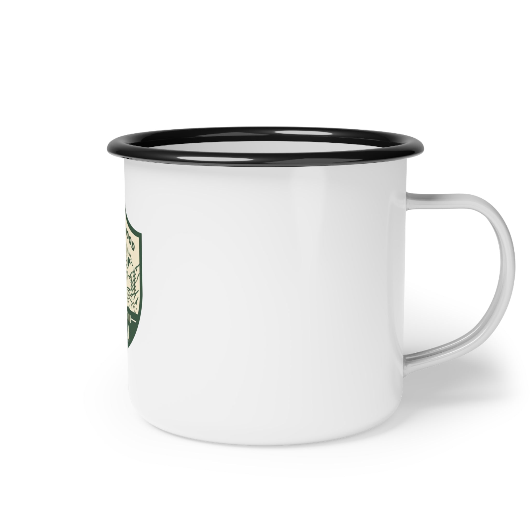 Candlewood Lake-Camping Enamel Mug, Vintage Camp Cup, Outdoor Adventure Drinkware, Gift for Nature Lovers, Hiking Coffee Mug, Cozy Campfire Essentials