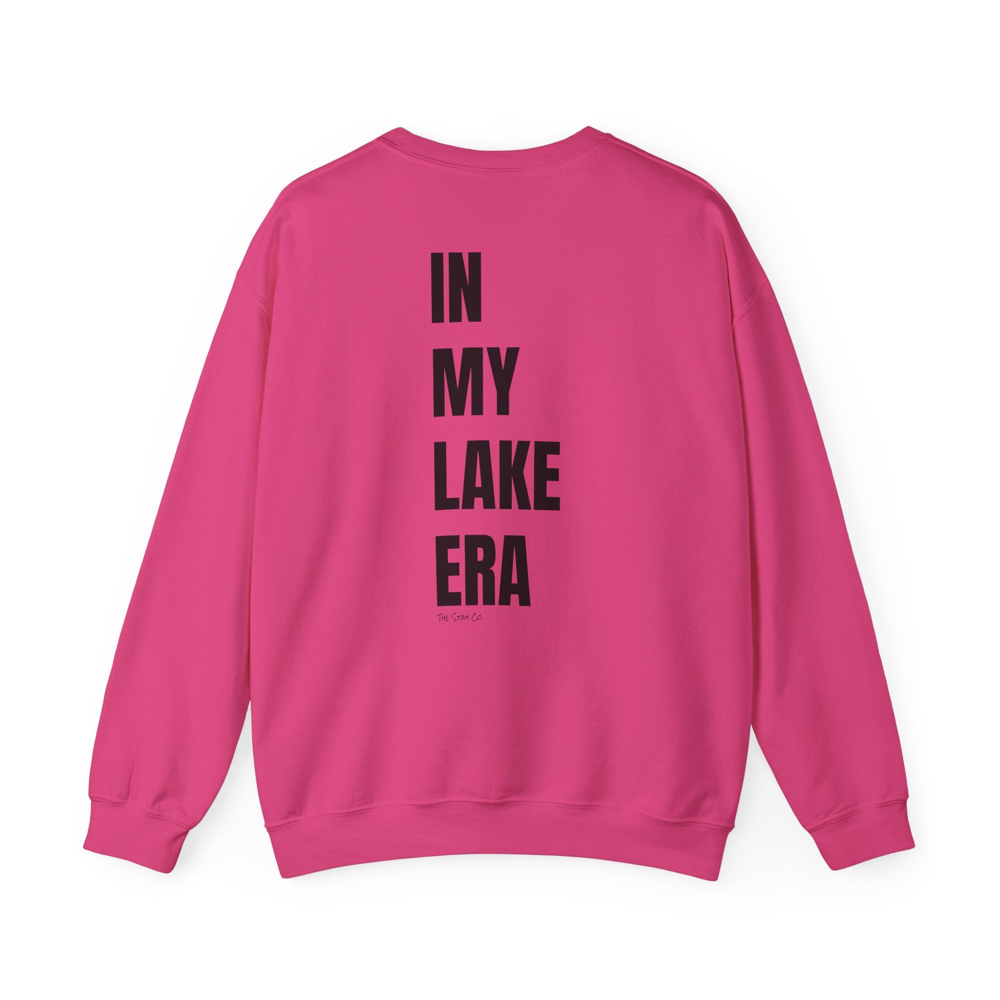 Adult- "Born for this"- (Front)  "In My Lake Era" (Back)- Black Writing- Unisex Crewneck Sweatshirt