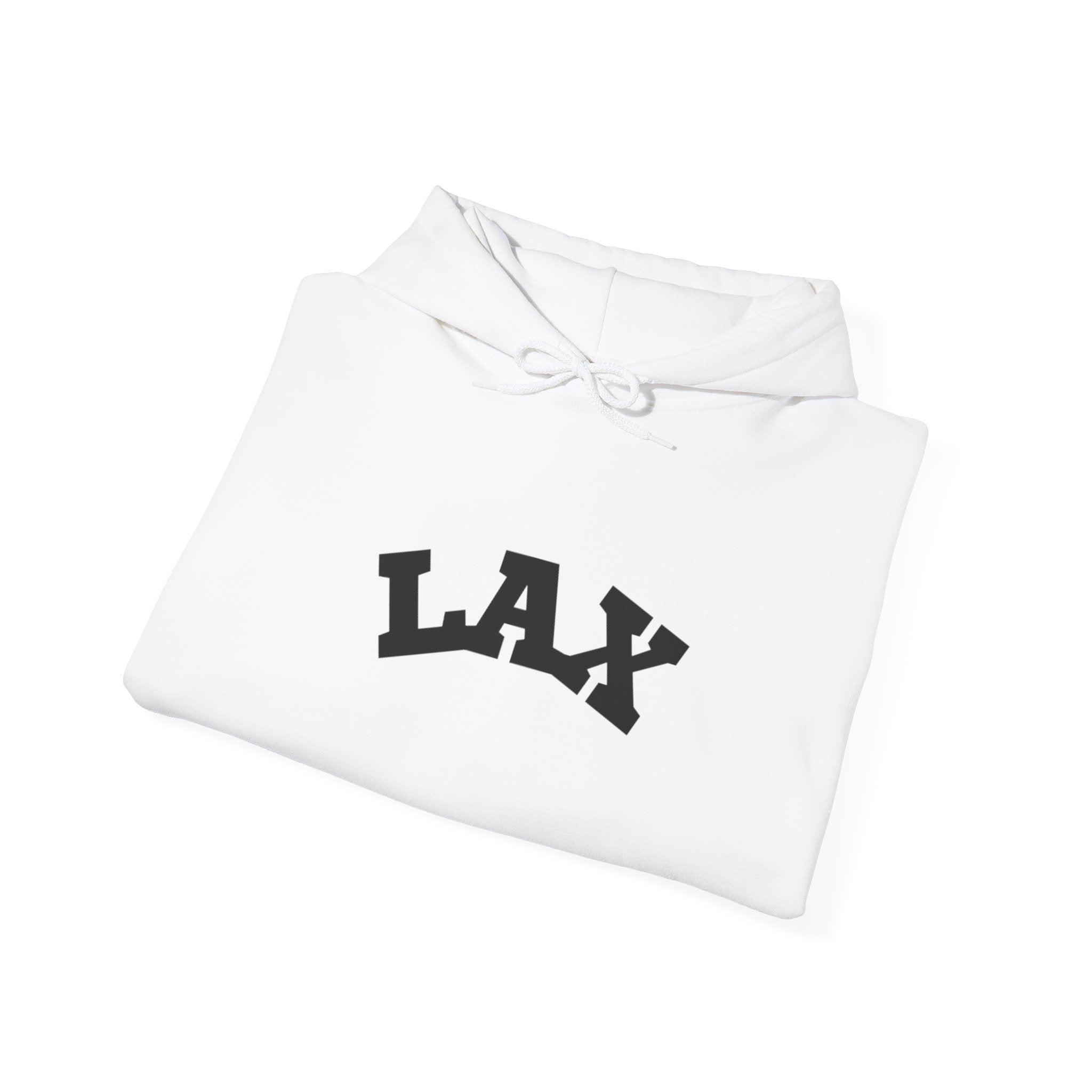 Adult Unisex Hoodie - "LAX" -Choose Your Color-Cozy Sweatshirt for Fans or Parents, Unisex Sports Apparel, Perfect Gift for Game Day, Casual Wear for Athletes
