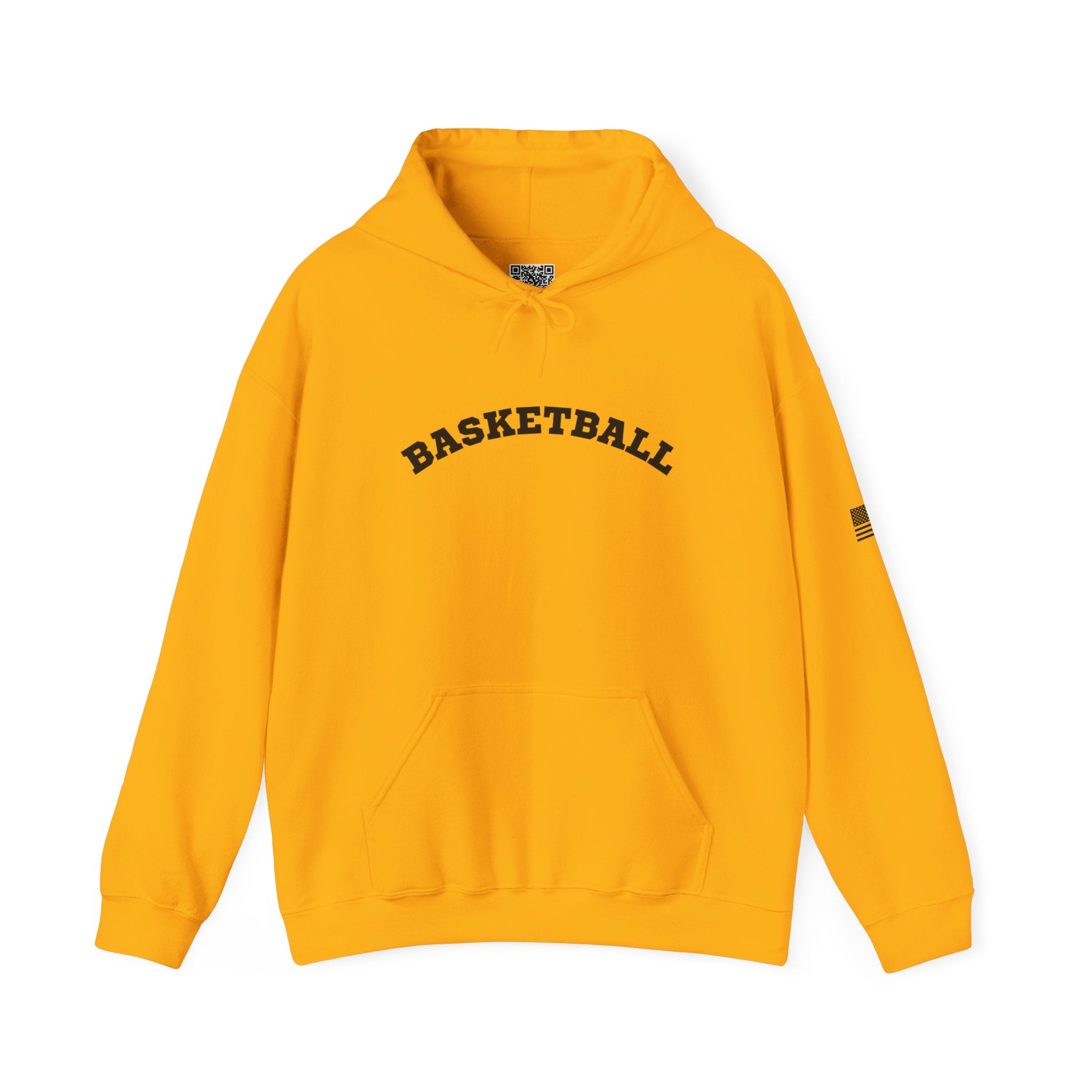 Adult Unisex Hoodie - "Basketball" -Choose Your Color- Cozy Sweatshirt for Fans or Parents, Unisex Sports Apparel, Perfect Gift for Game Day, Casual Wear for Athletes