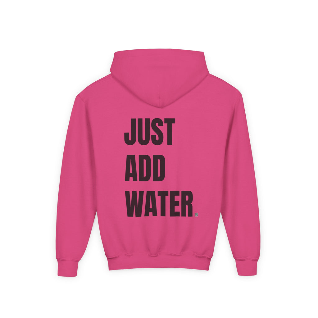 Youth- If Found (Front) -Just Add Water (Back) -Hooded Sweatshirt - Cozy and Fun for Water Kids