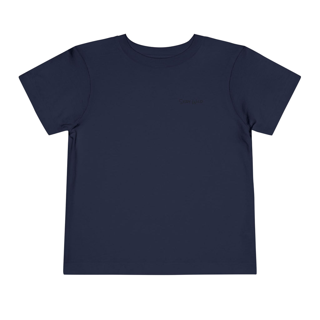 Toddler (2T-5T)- "Stay Wild" (Front) "Walk. Run. Wakeboard." (Back) -Short Sleeve Tee