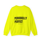 Adult- Science Teacher Crew Neck "Lab Life" (Front) - "Periodically Perfect #ScienceClub"- (Back) Crewneck Sweatshirt, Cozy Fall Apparel, Unisex Gift, Casual Style, September Vibes, Seasonal Fashion