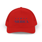 " 'Merica" Patriotic Snapback Trucker Cap | Cool Summer Hat | Perfect for BBQs, 4th of July