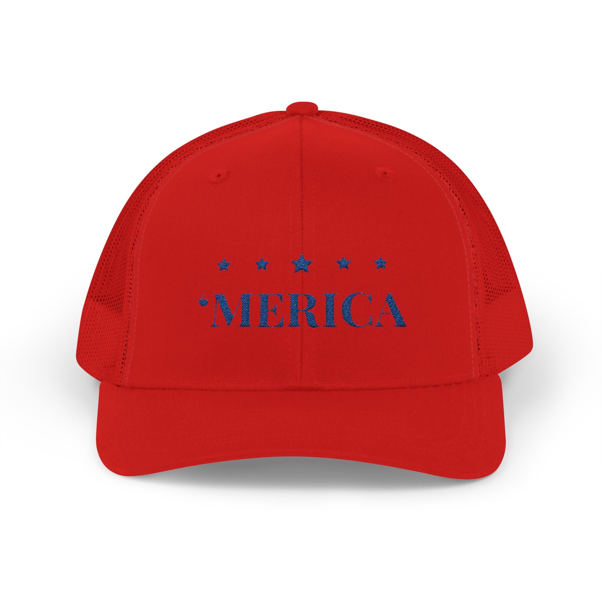 " 'Merica" Patriotic Snapback Trucker Cap | Cool Summer Hat | Perfect for BBQs, 4th of July