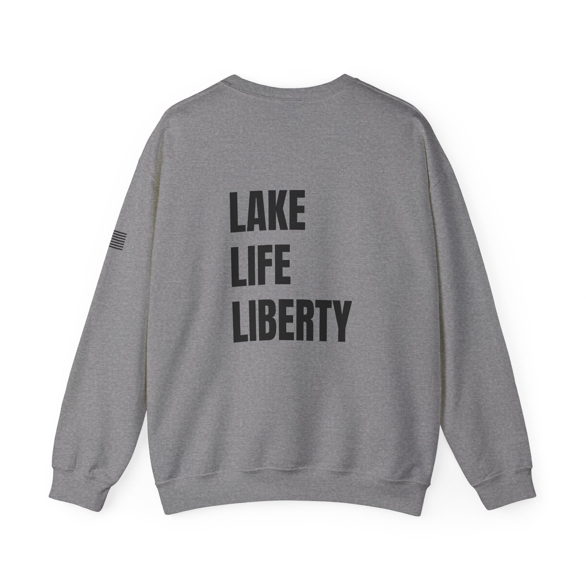Lake Life Liberty, 'Merica Crewneck Sweatshirt