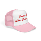 "Land of the Freebird"- Foam Trucker Hat, Embroidered Cap, BBQ Hat, Perfect Gift for Grilling Enthusiasts, Summer BBQ Accessory, Fun Party Hat