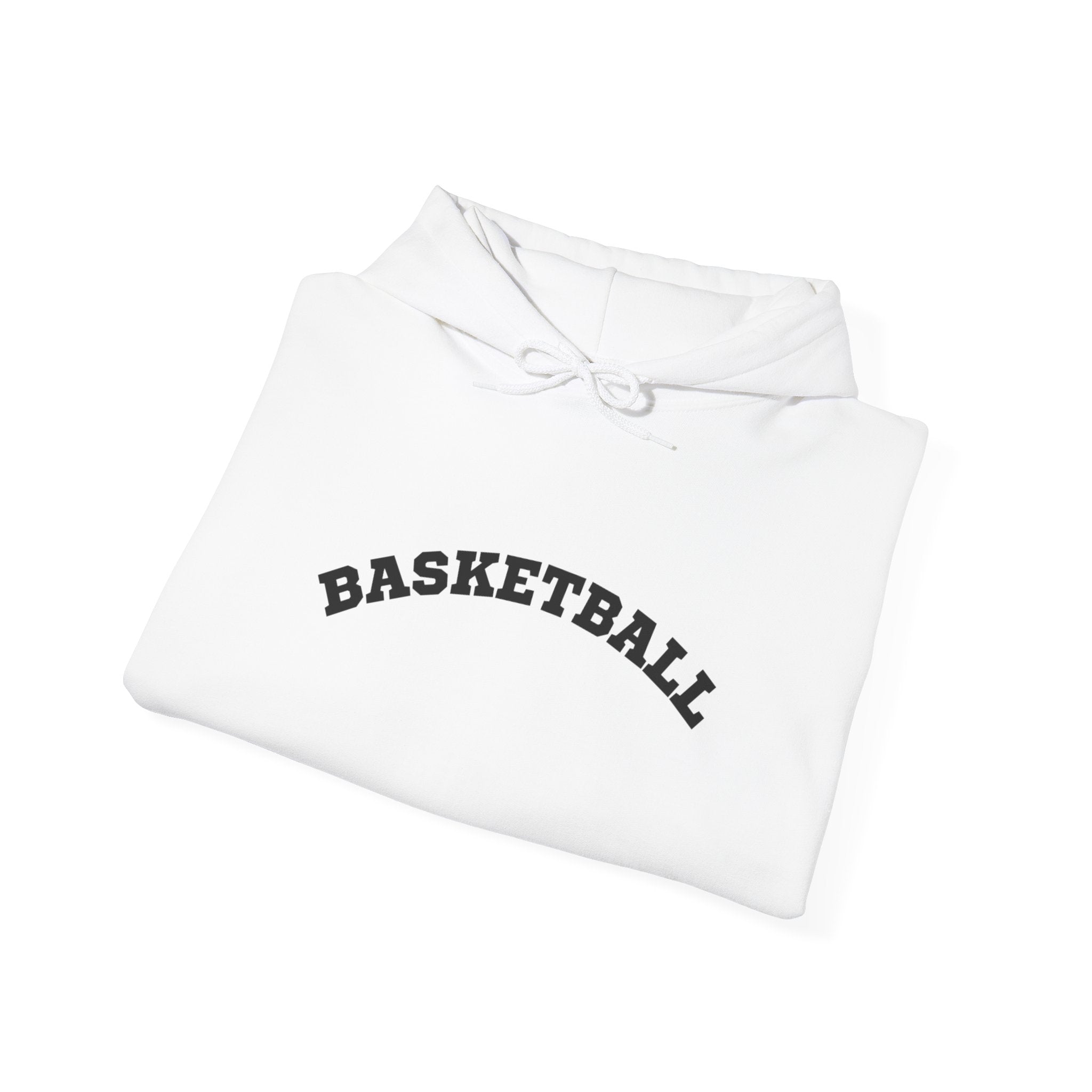 Adult Unisex Hoodie - "Basketball" -Choose Your Color- Cozy Sweatshirt for Fans or Parents, Unisex Sports Apparel, Perfect Gift for Game Day, Casual Wear for Athletes