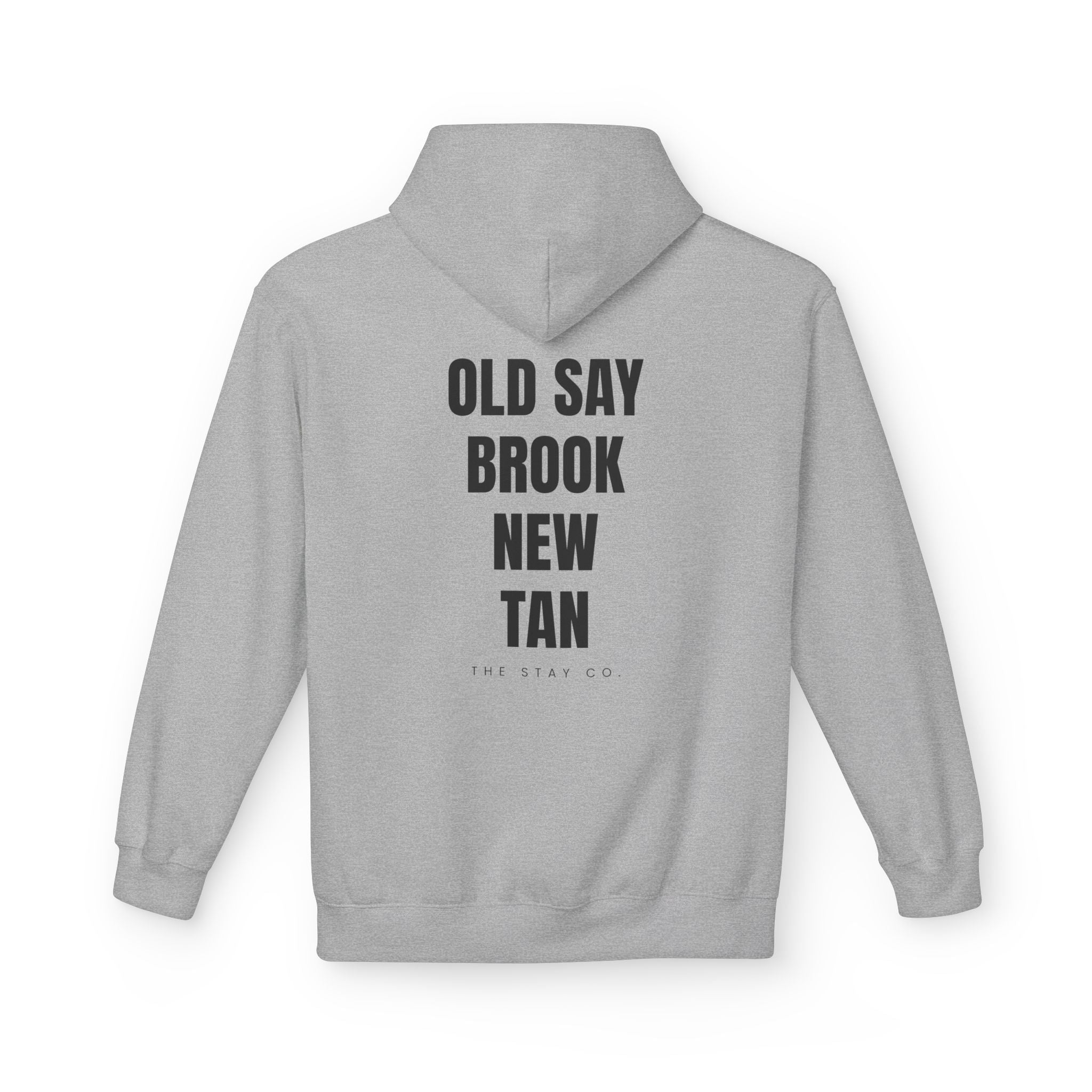 Adult- "Out Of Office" (Front) "Old Saybrook New Tan" (Back) - Hoodie