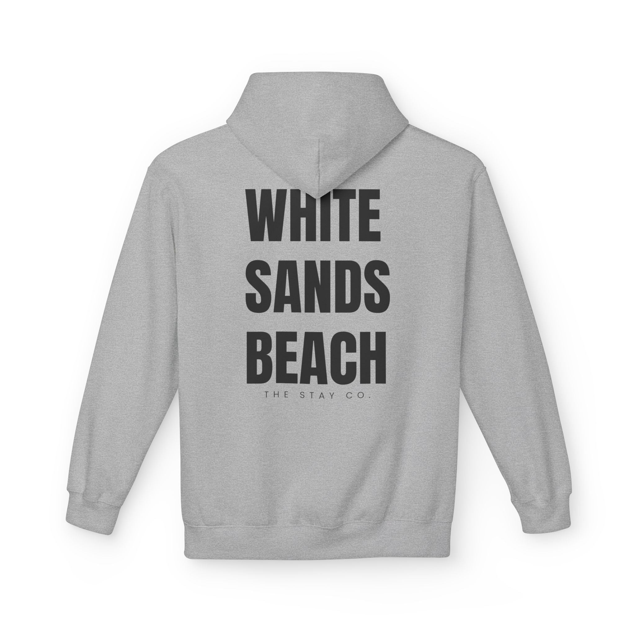 Adult- "Out Of Office" (Front) "White Sands Beach" (Back) - Hoodie