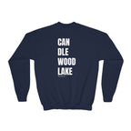 Youth-(XS-XL) "Catch Me At" (Front) "Candlewood Lake" (Back)- Unisex Crewneck Sweatshirt