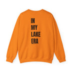 Adult- "Born for this"- (Front)  "In My Lake Era" (Back)- Black Writing- Unisex Crewneck Sweatshirt