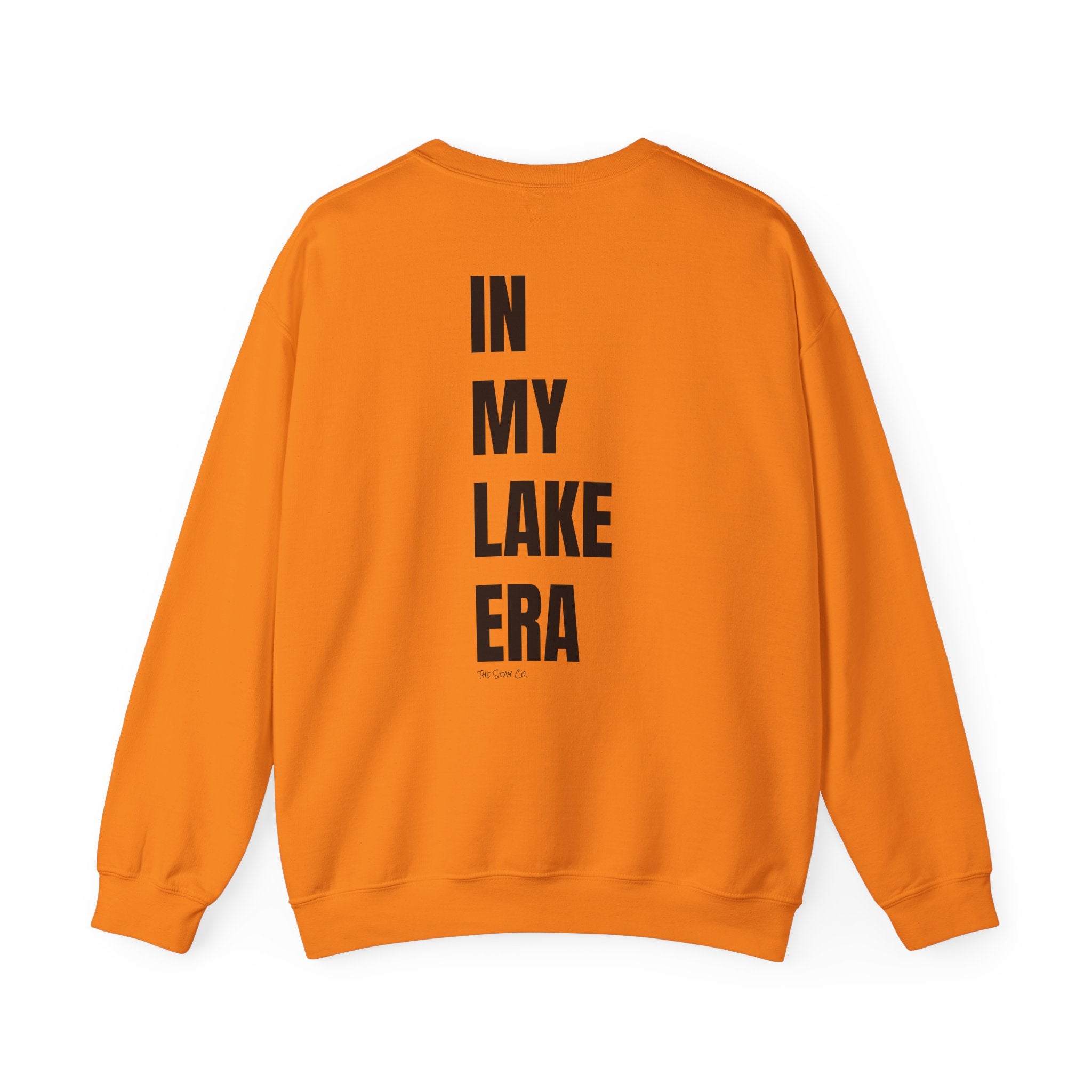 Adult- "Born for this"- (Front)  "In My Lake Era" (Back)- Black Writing- Unisex Crewneck Sweatshirt