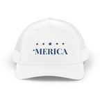 " 'Merica" Patriotic Snapback Trucker Cap | Cool Summer Hat | Perfect for BBQs, 4th of July