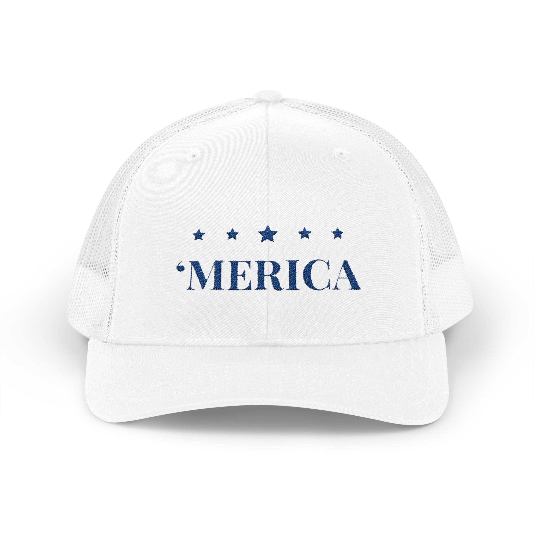 " 'Merica" Patriotic Snapback Trucker Cap | Cool Summer Hat | Perfect for BBQs, 4th of July