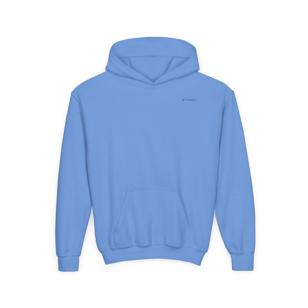 Youth- If Found (Front) -Just Add Water (Back) -Hooded Sweatshirt - Cozy and Fun for Water Kids