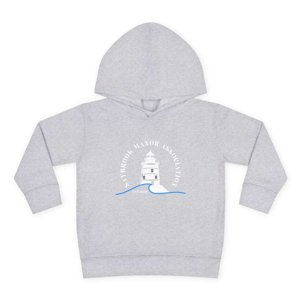 Toddler Hoodie- Saybrook Manor Association Logo on Front - "NAP. SNAX. SAYBROOK. REPEAT."