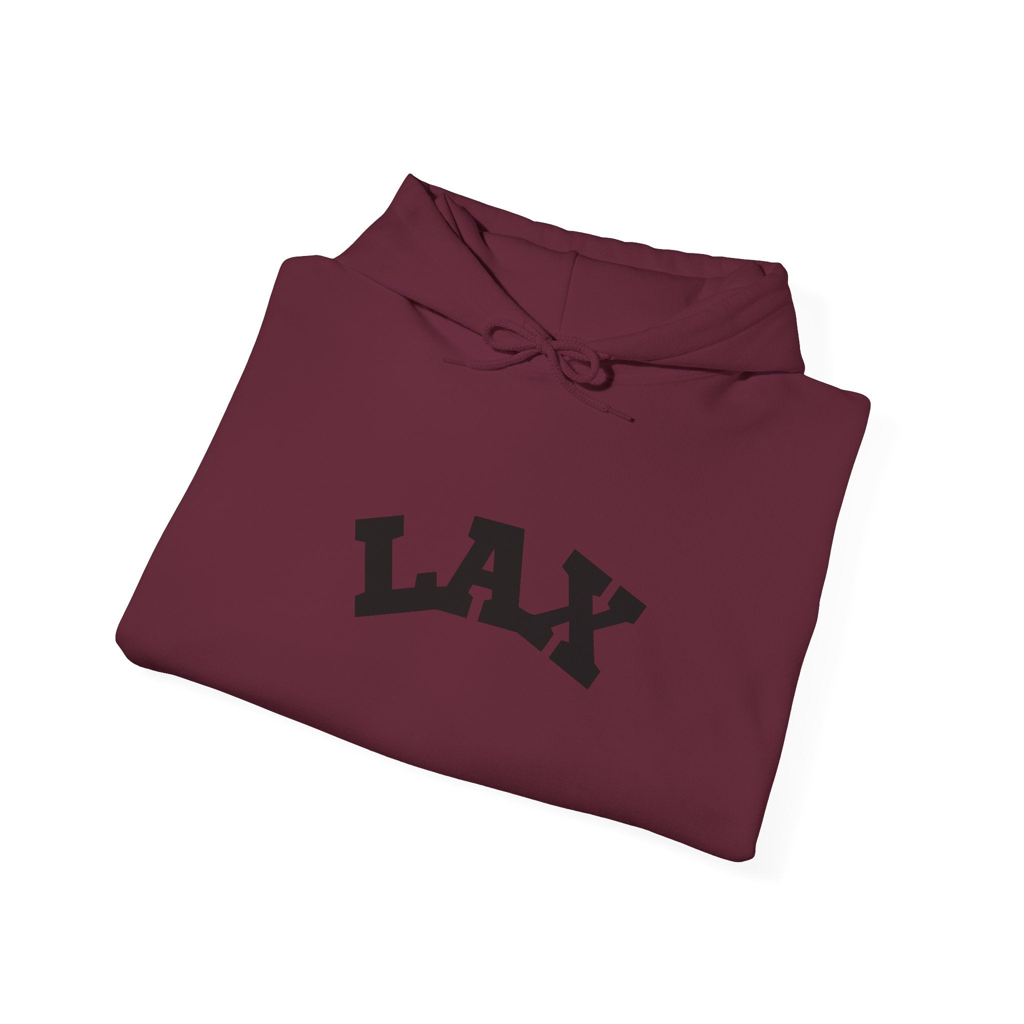 Adult Unisex Hoodie - "LAX" -Choose Your Color-Cozy Sweatshirt for Fans or Parents, Unisex Sports Apparel, Perfect Gift for Game Day, Casual Wear for Athletes