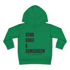 Toddler (2T-6T)- "Gone To The Beach" (Front) "Send Snax & Sunscreen, Old Saybrook, CT"- (Back)- Hoodie