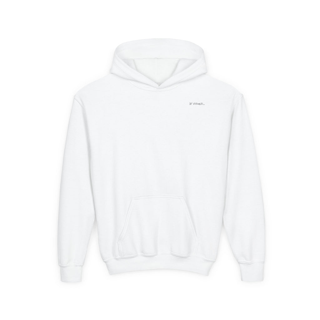 Youth- If Found (Front) -Just Add Water (Back) -Hooded Sweatshirt - Cozy and Fun for Water Kids