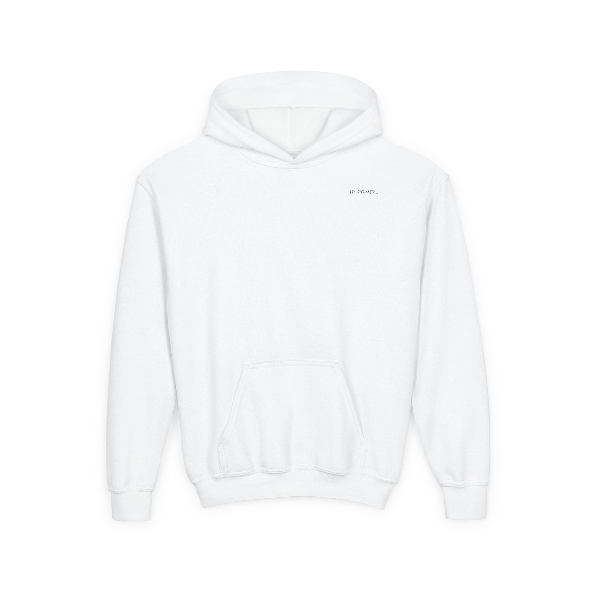 Youth- If Found (Front) -Just Add Water (Back) -Hooded Sweatshirt - Cozy and Fun for Water Kids