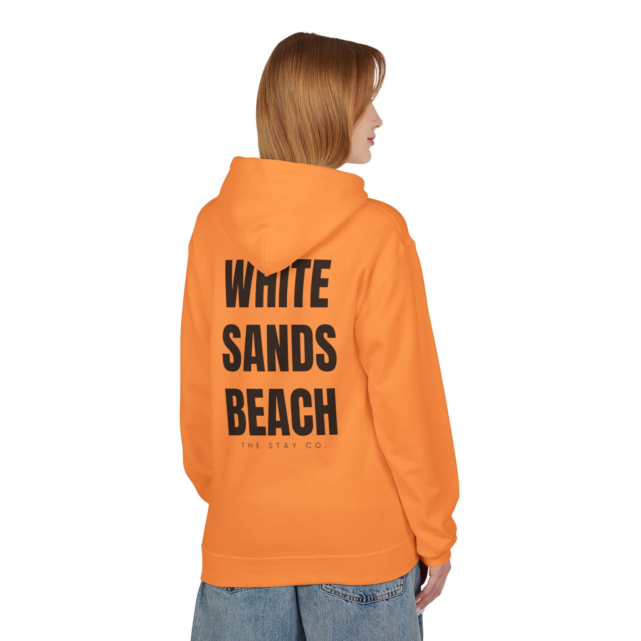 Adult- "Out Of Office" (Front) "White Sands Beach" (Back) - Hoodie