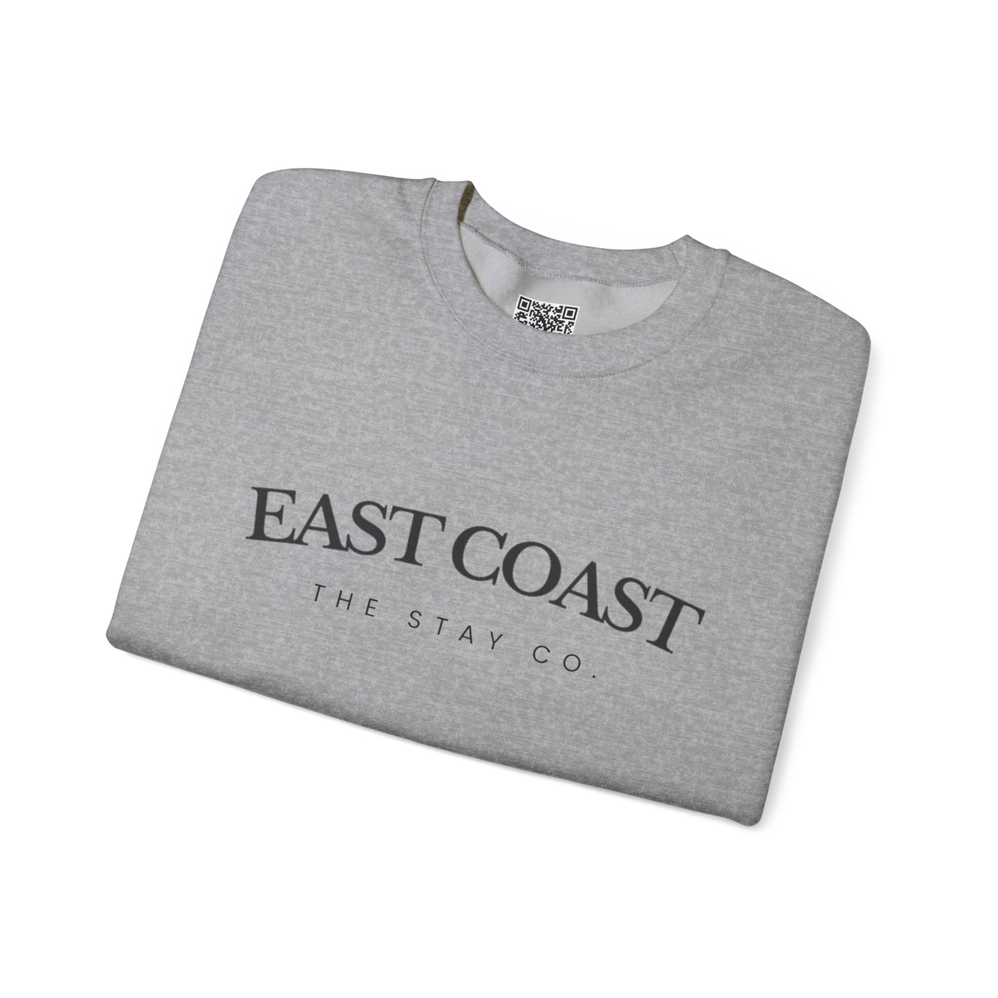 East Coast Crewneck (Black Text)
