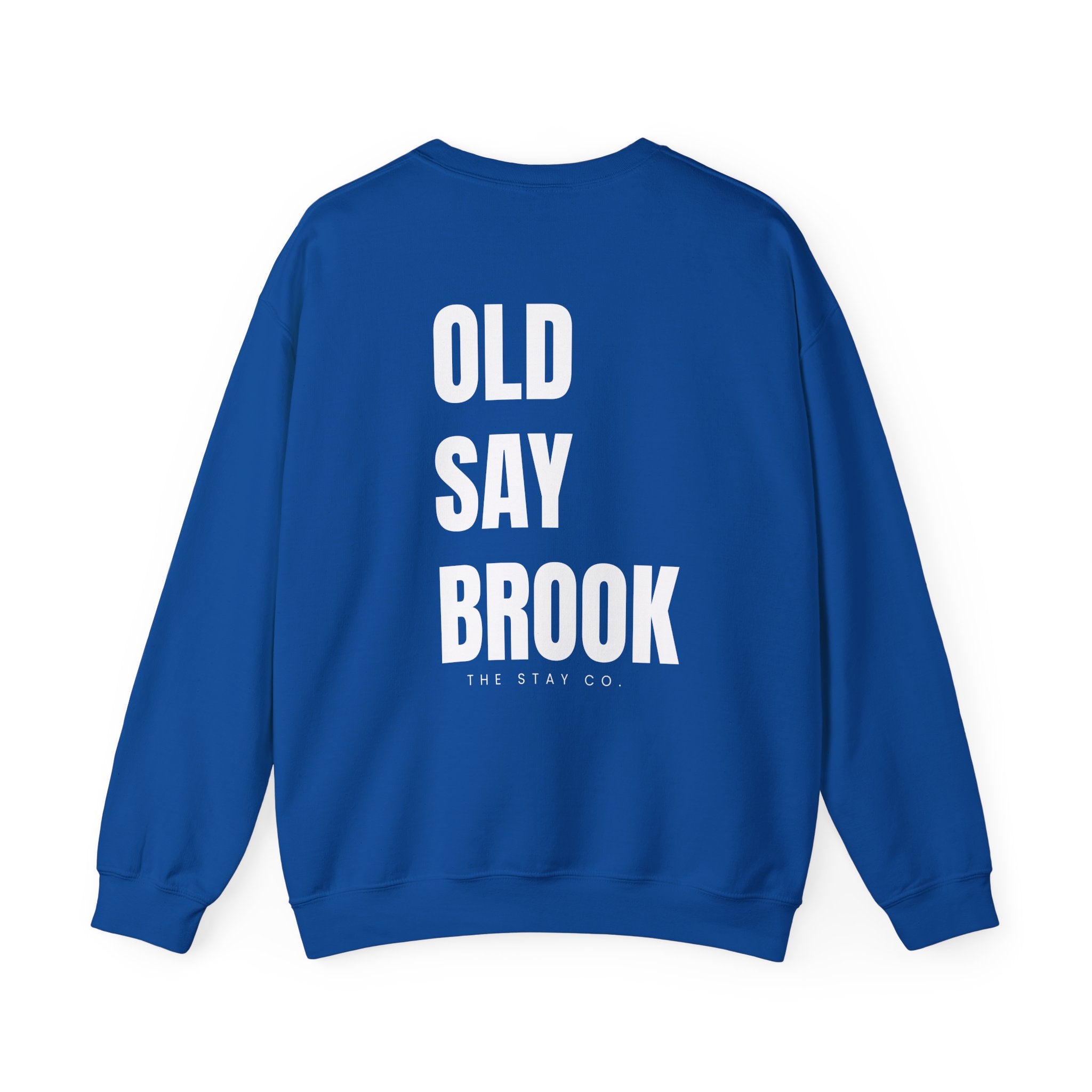 Adult- Old Saybrook Crewneck Sweatshirt With Association Logo On Front
