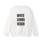 Adult- "'Catch me at"-(Front)- "White Sands Beach Old Lyme, CT"- (Back)- (No Flag) Custom Sweatshirt for location