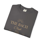 Matching "The Bach Club-Last Splash- Candlewood Lake" -In Beige Writing- Choose a Color Shirt- Perfect for Bachelorette and Wedding Parties- Unisex Vacation Top, Sailor Humor Apparel