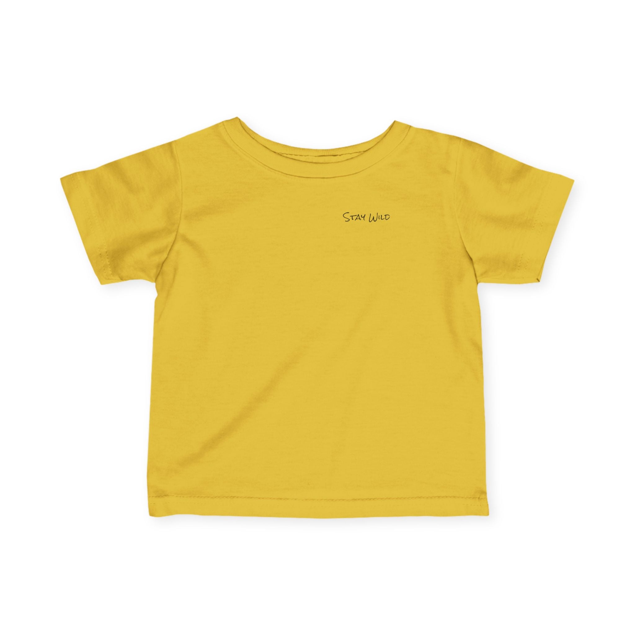 Infant (6M-24M)- "Stay Wild" (Front) "Walk. Run. Wakeboard." (Back)- In Black Writing