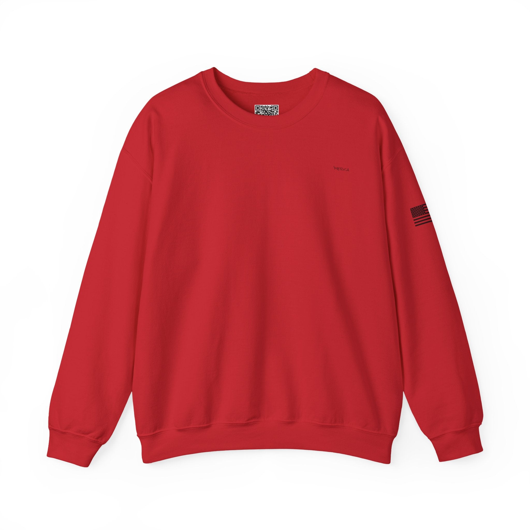Adult- "'Merica" (Front) "Boats Beers & America" (Back)- Unisex Crewneck Sweatshirt, Fourth of July, Summer Boat Days