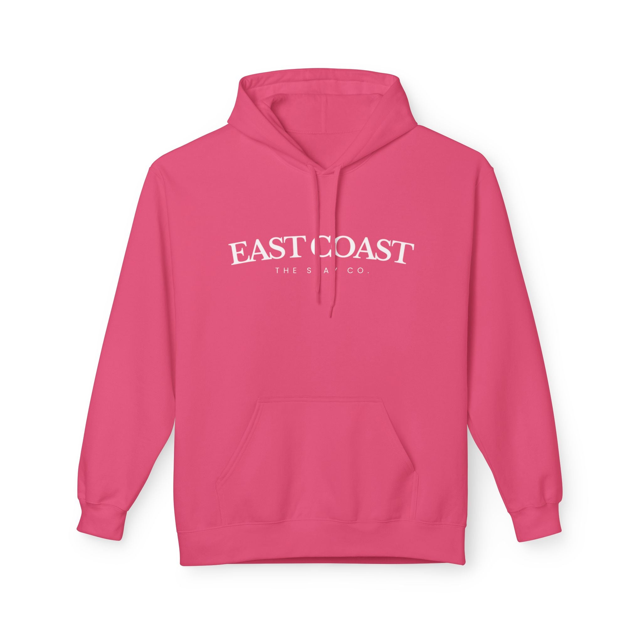 Adult-East Coast - White Writing Hoodie